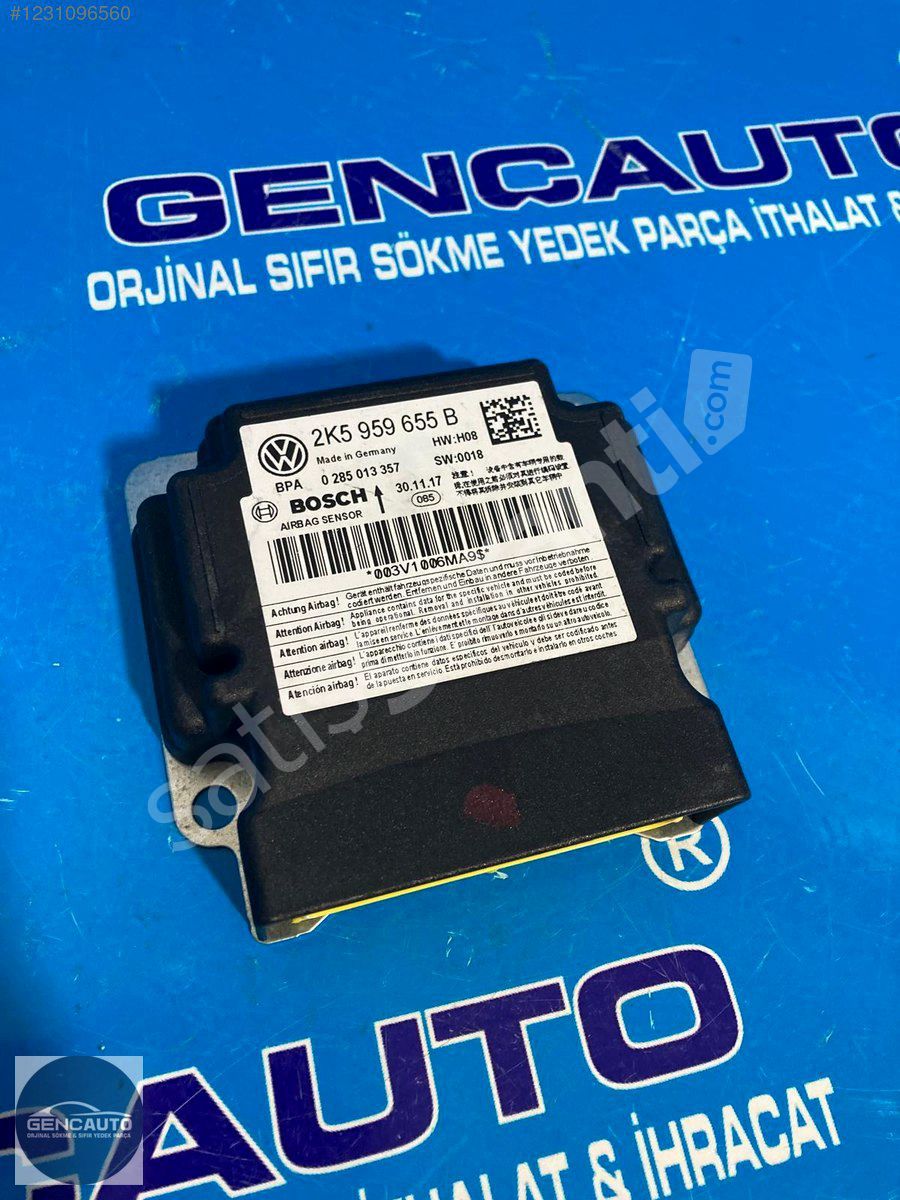 VW AMAROK CADDY AİRBAG BEYNİ SIFIR ORJİNAL 2K5959655 B