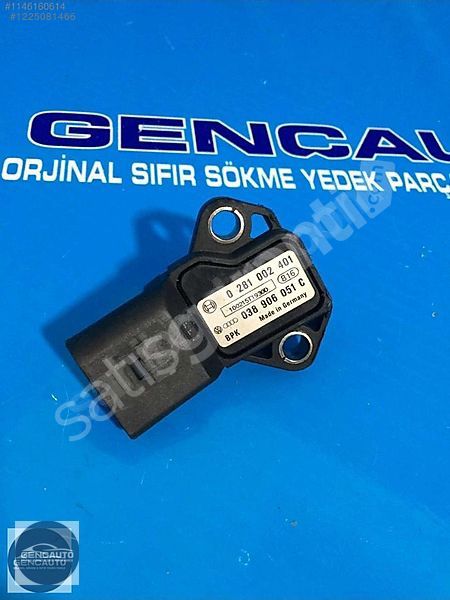 VW GOLF7 PASSAT TURBO BASINÇ SENSÖRÜ SIFIR ORJ OEM 03G906051 E