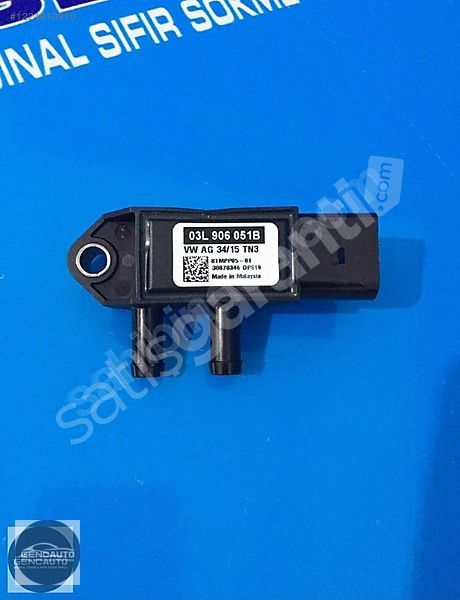 VW GOLF JETTA EGZOZ BASINÇ SENSÖRÜ SIFIR ORJİNAL OEM 03L906051 B