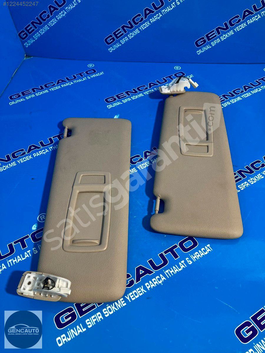 BMW F30 MODERLİNE GÜNEŞLİK KREM DERİ SAĞ SOL SÖKME ORJİNAL