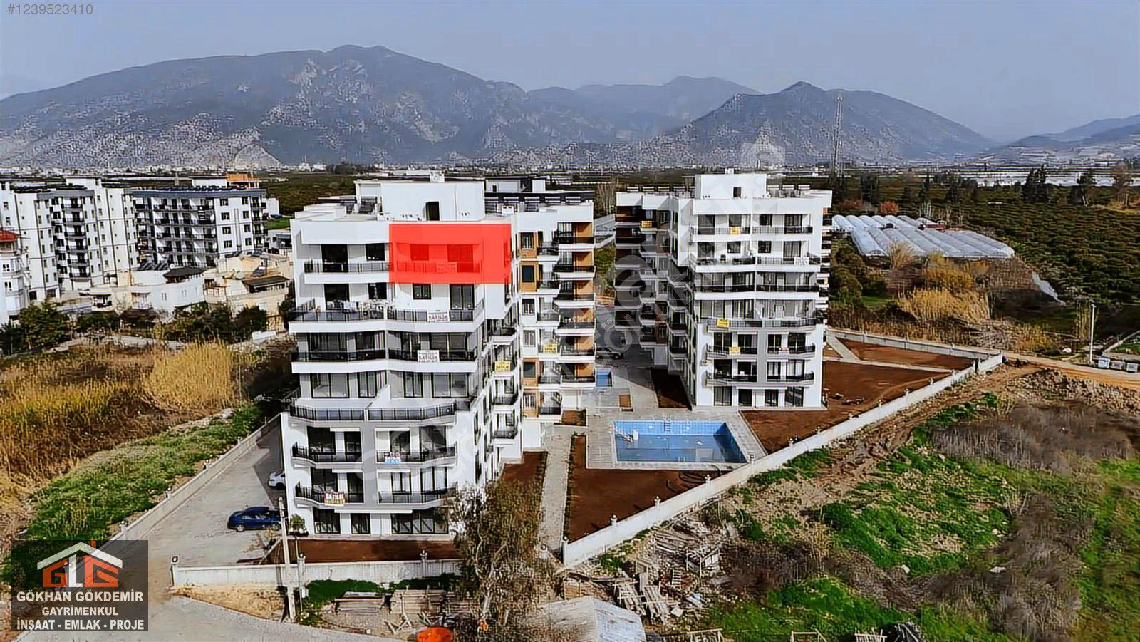 HAVUZLU SİTE İÇİ 2+1 LÜKS DENİZ MANZARALI KİRALIK DAİRE