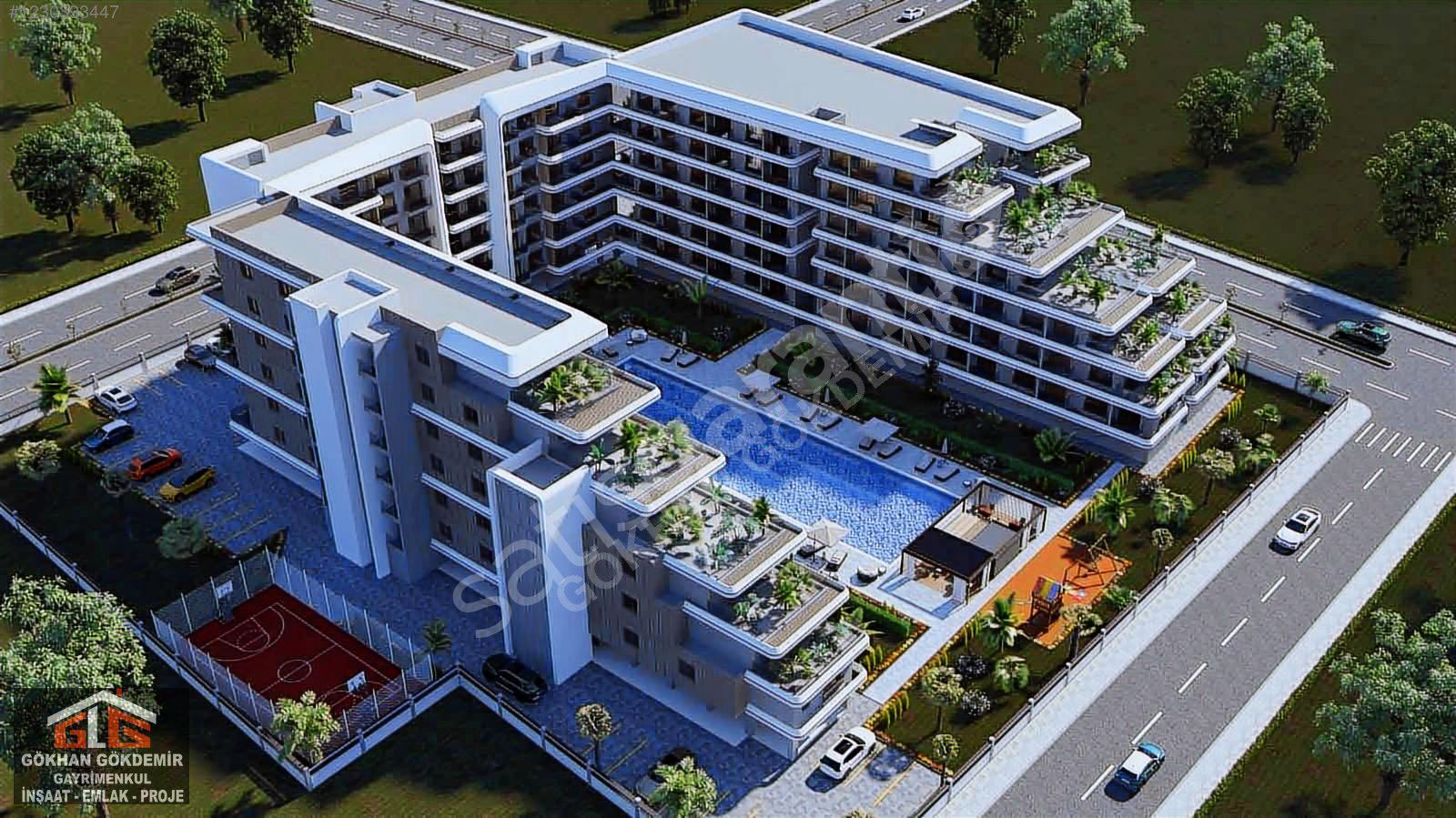 ORANGE GARDEN PROJESİNDEN HAVUZLU SİTE İÇİ 2+1 LÜKS DAİRELER