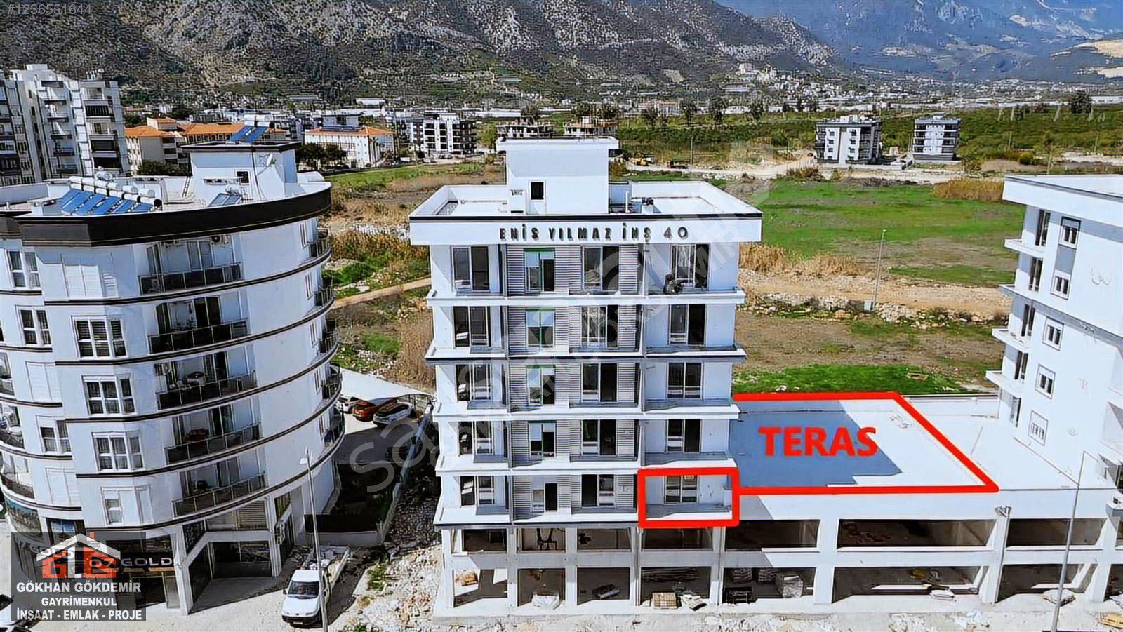 GÖKHAN GÖKDEMİRDEN 2+1 TERASLI EBEVEYN BANYOLU SATILIK DAİRE