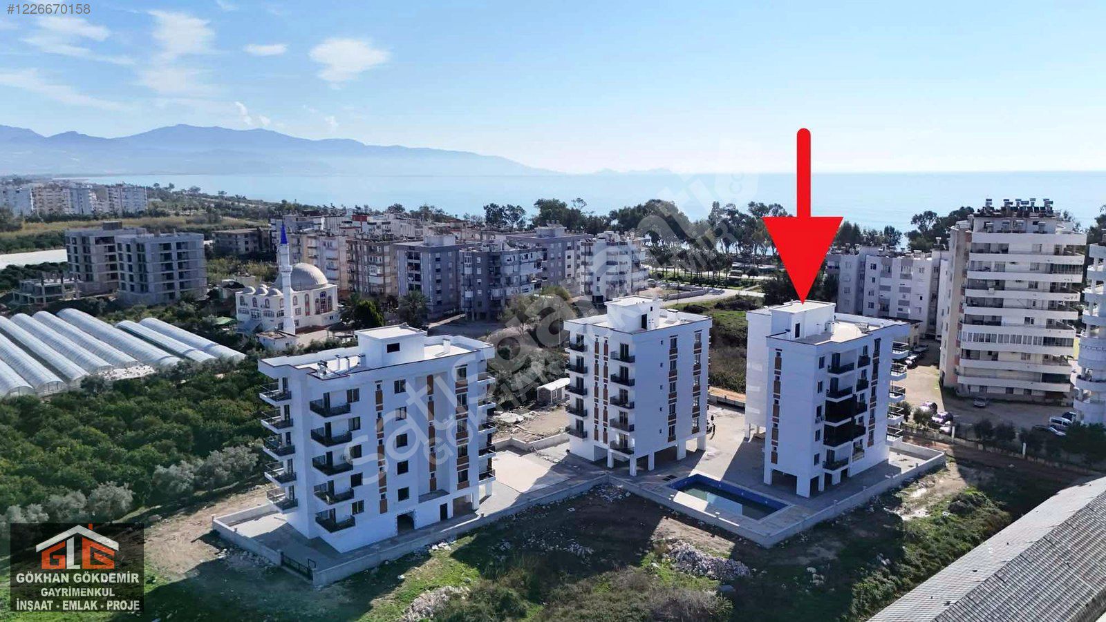 GÖKHAN GÖKDEMİRDEN FİNİKE SAHİLDE 1+1 SIFIR SATILIK DAİRE
