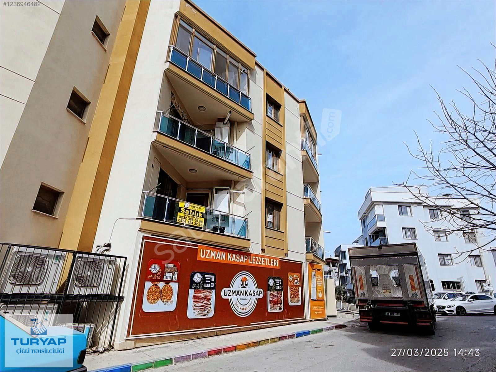 Menemen Cumhuriyet Mahallesi'nde satılık 3+1 Daire