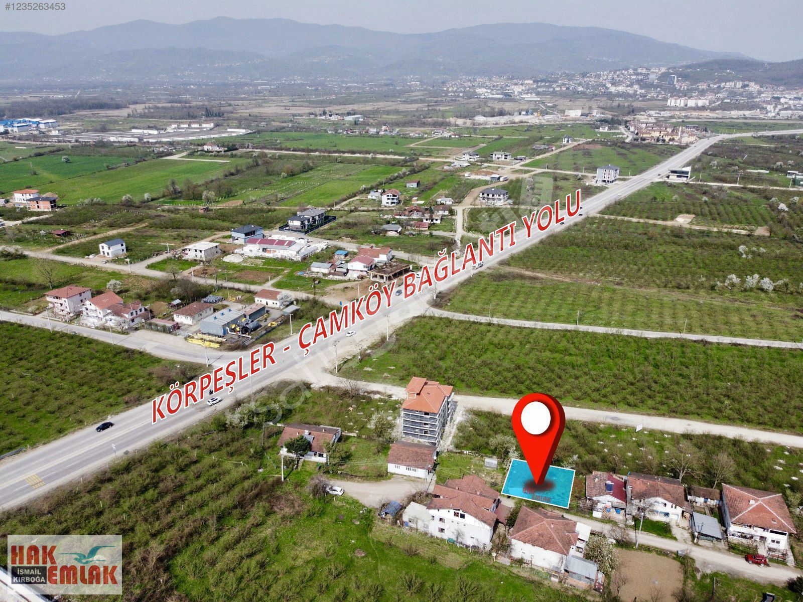 Hak Emlak'tan Çamköy Mahallesinde Satılık 207 m² Fırsat Arsa