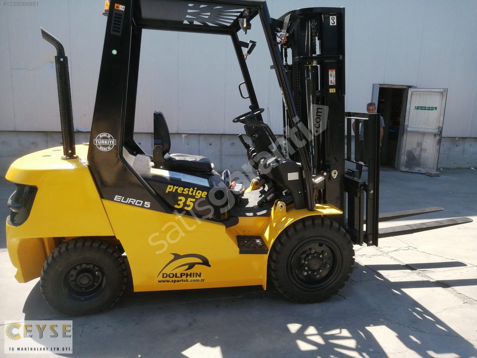 DOLPHIN PRESTİGE YERLİ ÜRETİM 3,5 TON TRIPLEKS FORKLİFT **ŞOK**