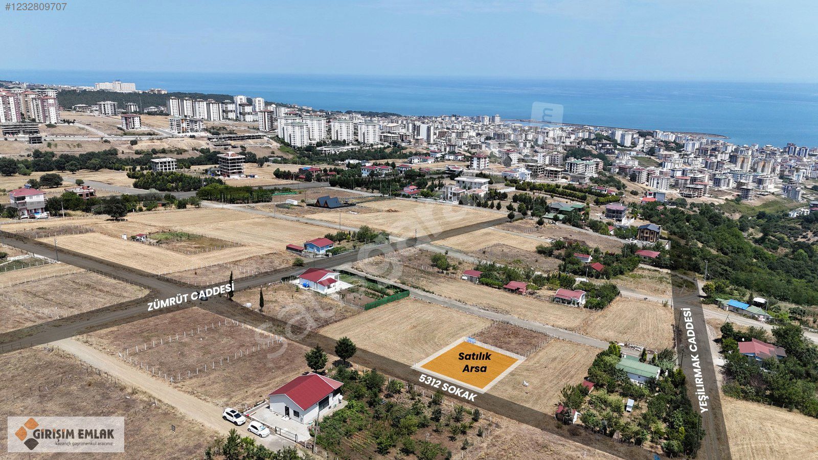 PAMUKLU BULVARININ BAŞLARINDA MANZARALI 5 KATLI ARSA