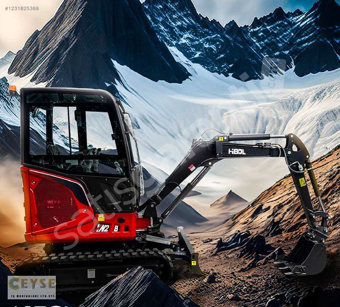 HIBOL XN28 KUBOTA MOTOR KABİN KLİMA OFSET BOM 3 TON EKSKAVATÖR