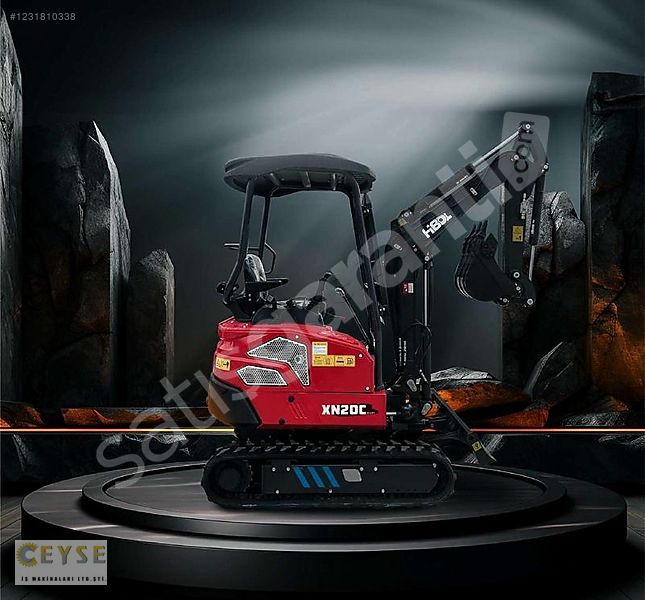 HIBOL XN20C HEAVY KUBOTA MOTORLU 2 TON MİNİ EKSKAVATÖR