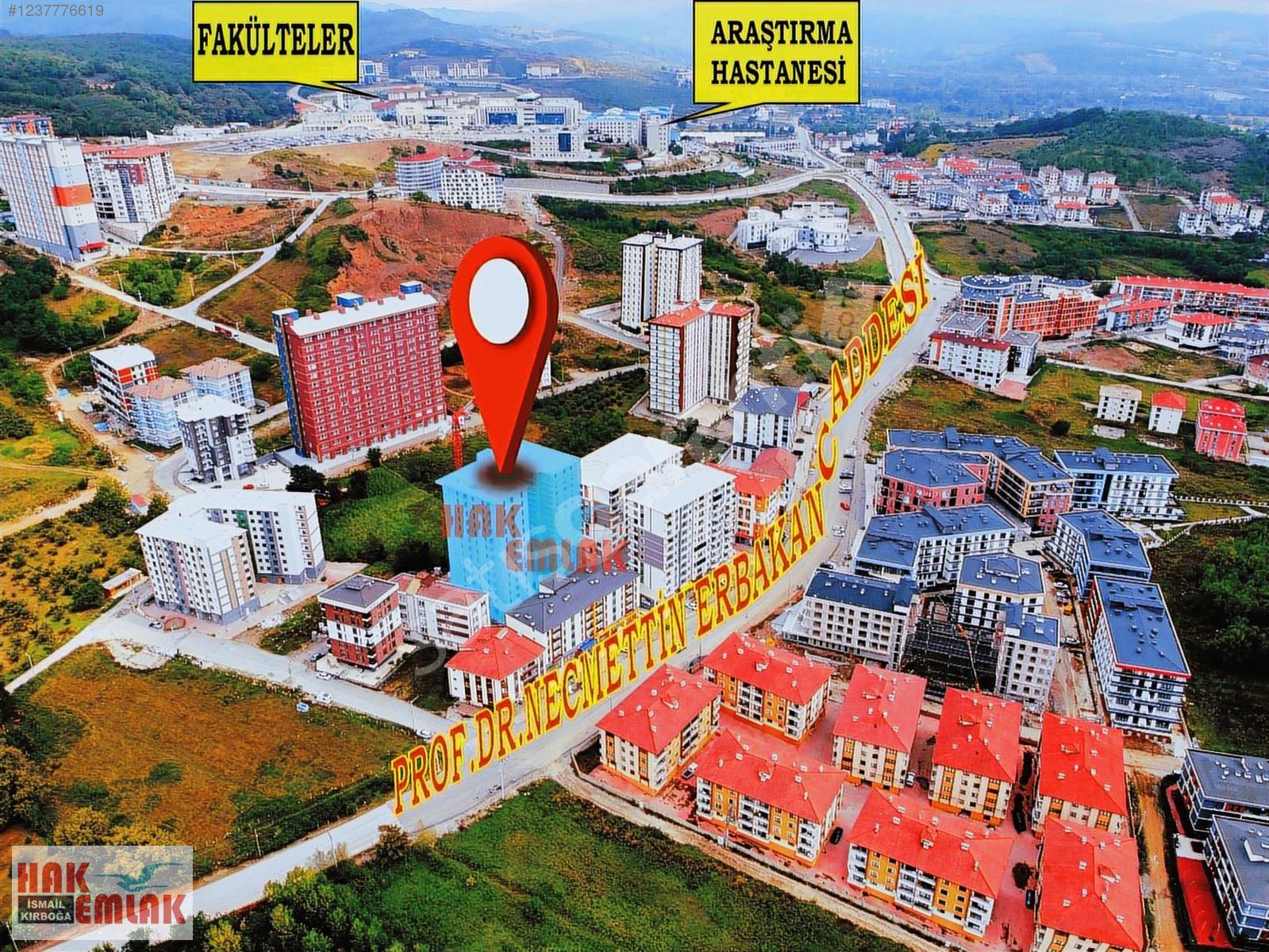 Hak Emlak'tan Üniversite Bölgesinde Satılık 1+1 Daire