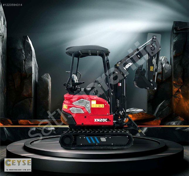HIBOL XN20C HEAVY KUBOTA MOTORLU 2 TON PALETLİ MİNİ EKSKAVATÖR