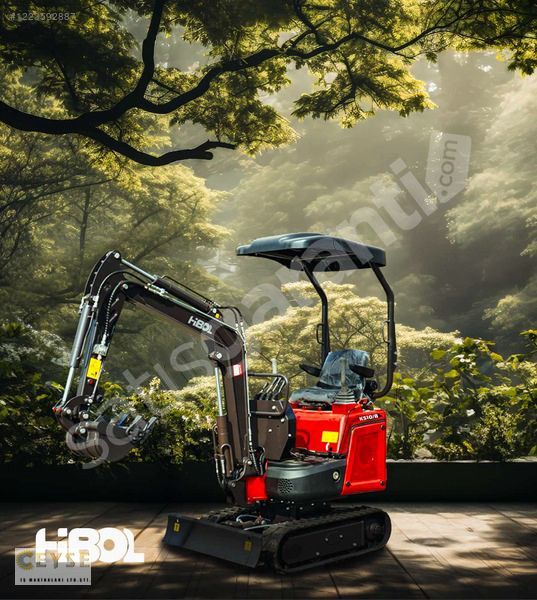 HIBOL KS10/8 BAĞ BAHÇE PEYZAJ TİPİ 1 TON PALETLİ MİNİ EKSKAVATÖR