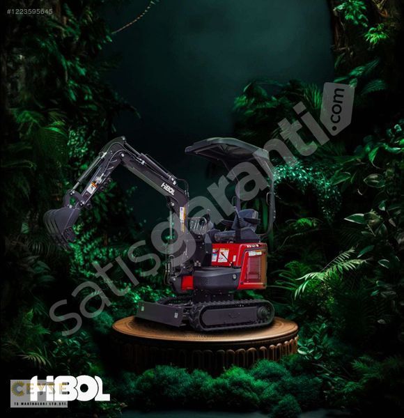 HIBOL KS12/9 KUBOTA MOTORLU 1,2 TON BAĞ BAHÇE TİPİ EKSKAVATÖR