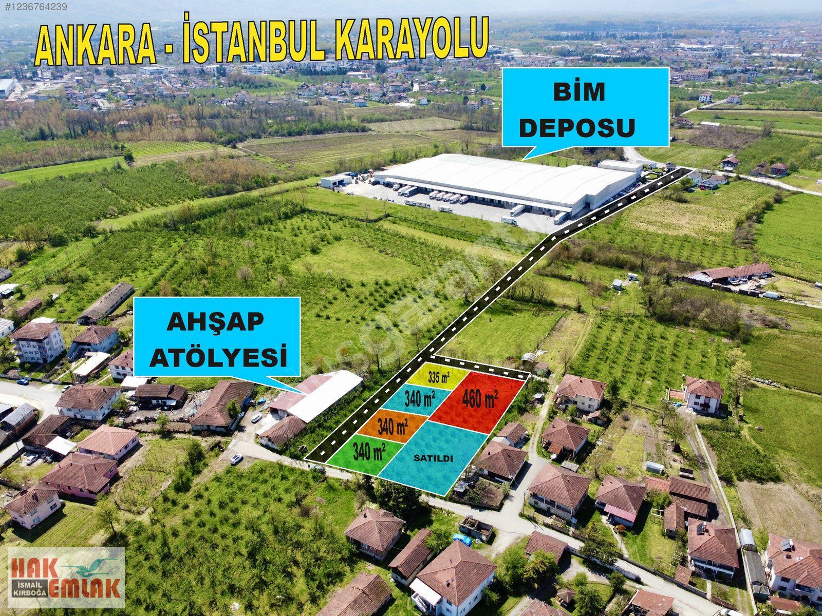 Hak Emlak'tan 335 m²'den Başlayan Çok Uygun Parseller