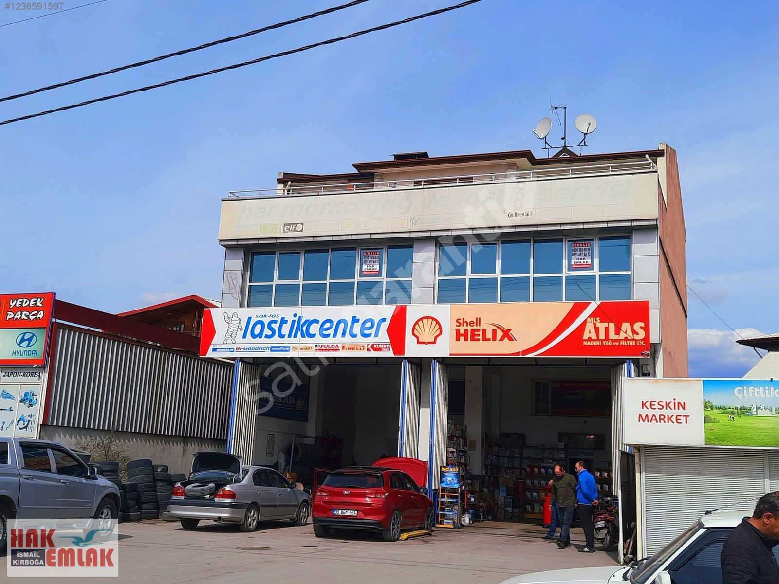 Hak Emlak'tan Yeni Mah.de D-100 Yoluna Cepheli Kiralık 3+1 Ofis