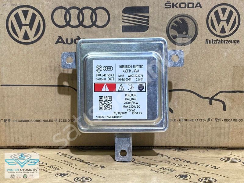 A3 2008-2016 XENON ZENON FAR KONTROL BEYNİ BEYİN 8K0941597E