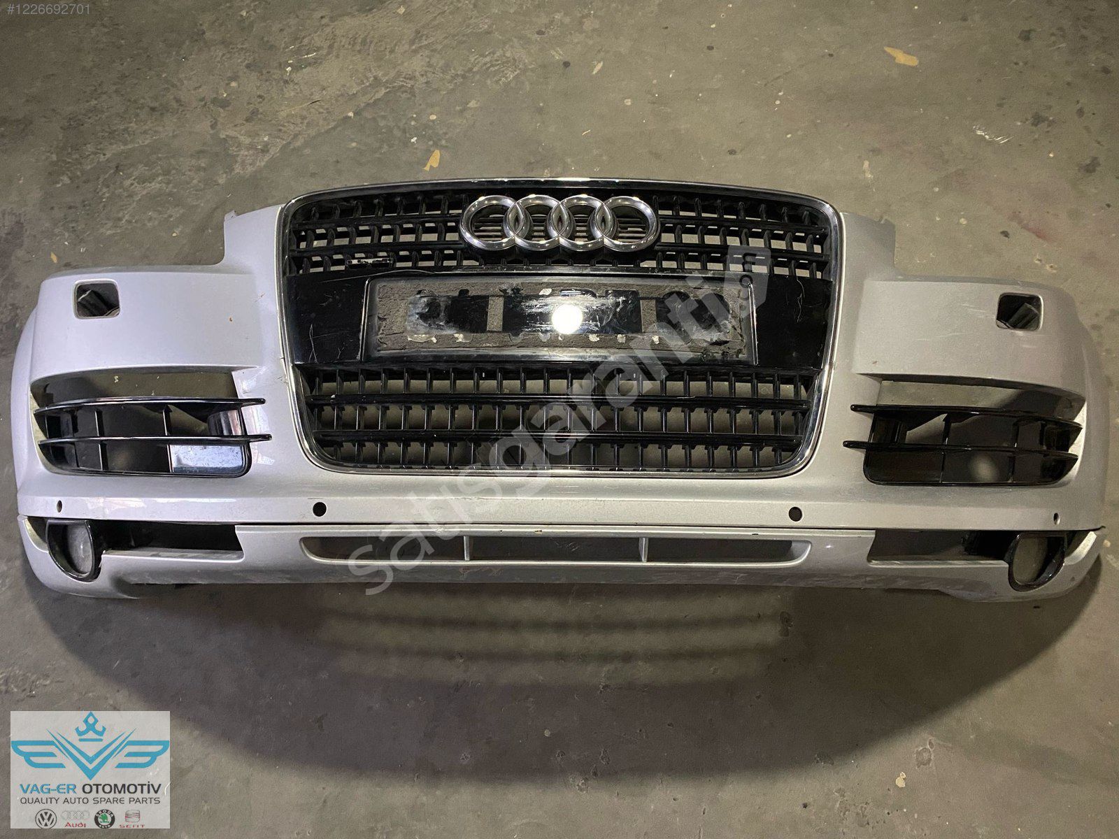 AUDİ Q7 2012 ÖN TAMPON KOMPLE DOLU 4L0807437D GRİ