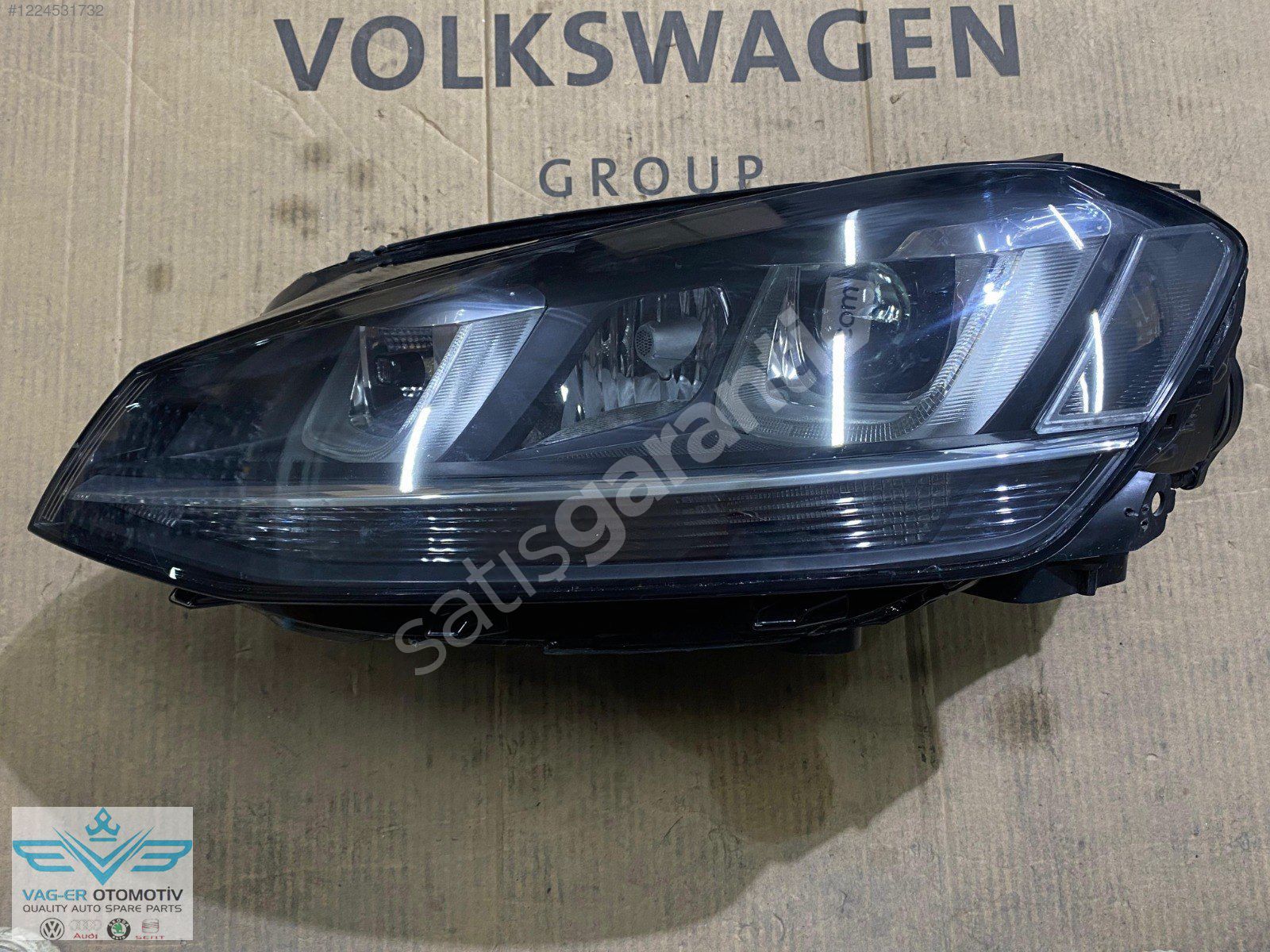 VW GOLF 7 2013 MODEL ÖN SOL FAR KOMPLE 3 BEYİNLİ 5G1941753