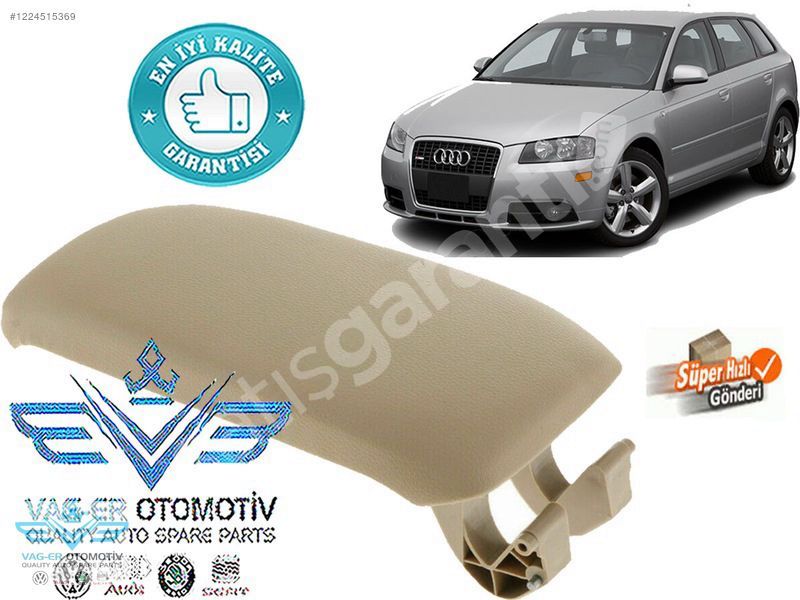 AUDİ A3 KOL DAYAMA KOLÇAK ÜST KAPAK 2004-2012 8P0864245D