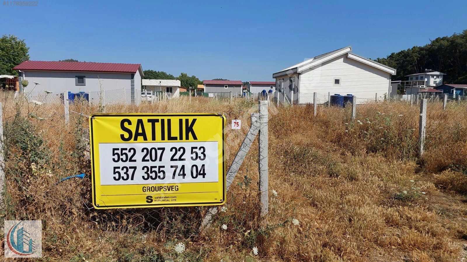 İZMİR MENDERES DEĞİRMENDERE 250 m2 TEL ÖRĞÜ SU ELEKTRİK HAZIR