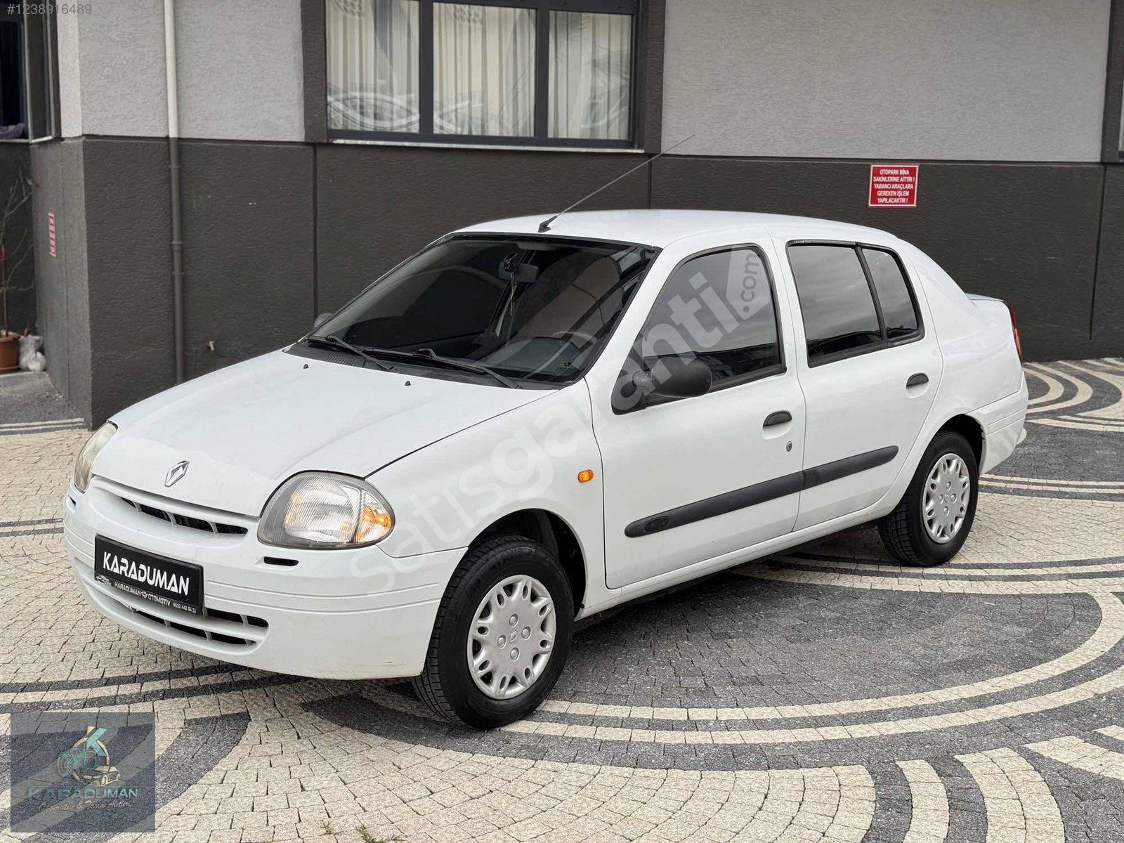 2001 CLİO SEMBOL 1.4 RNA BENZİN LPG'Lİ KONDİSYON GÜZELİ KLİMALI