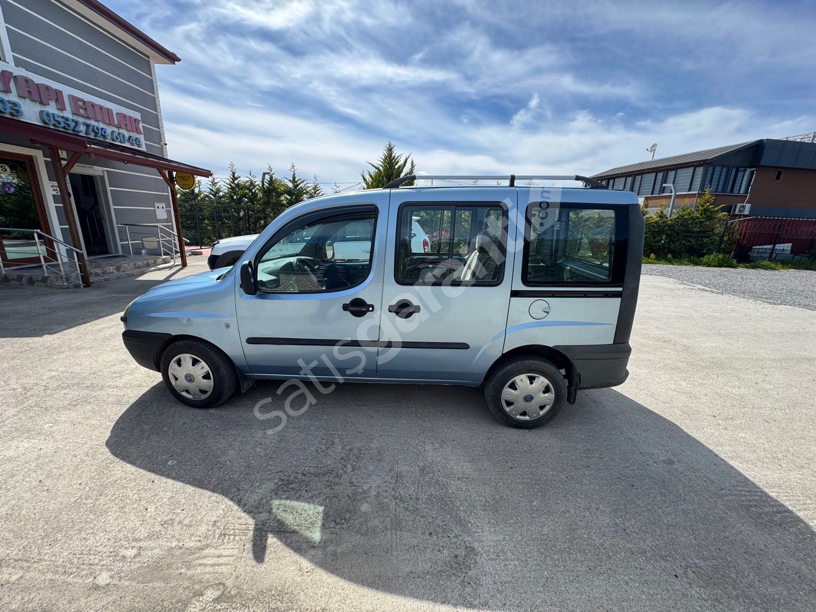 2004 MODEL DOBLO 1.3  MULTİJET KLİMA ÇİFT SÜRGÜLÜ ARKA BAGAJ KAPAĞI TEK YUKARI AÇILAN