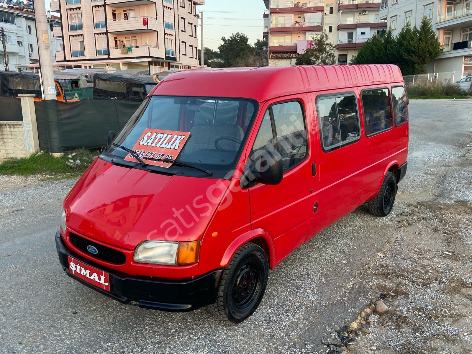 ŞİMALDE 1998 MODEL 15+1 UZUN ŞASE YÜKSEK TAVAN TRANSİT İLK ELDEN