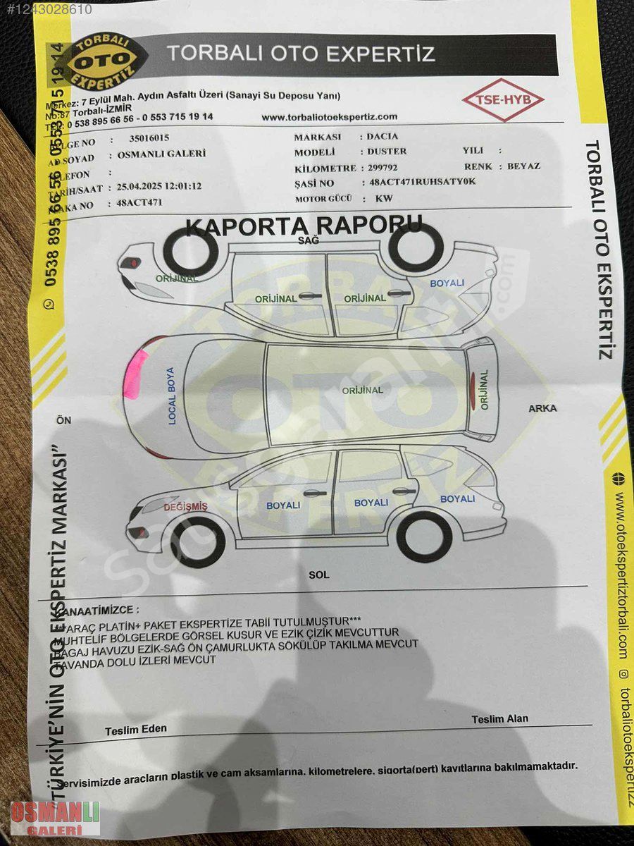 2012 DACİA DUSTER
