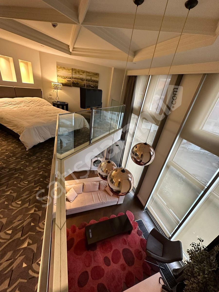 TAKSİM ELYSİUM OTEL LOFT TİPİ 1+1 EŞYALI SATILIK LÜKS RESIDENCE