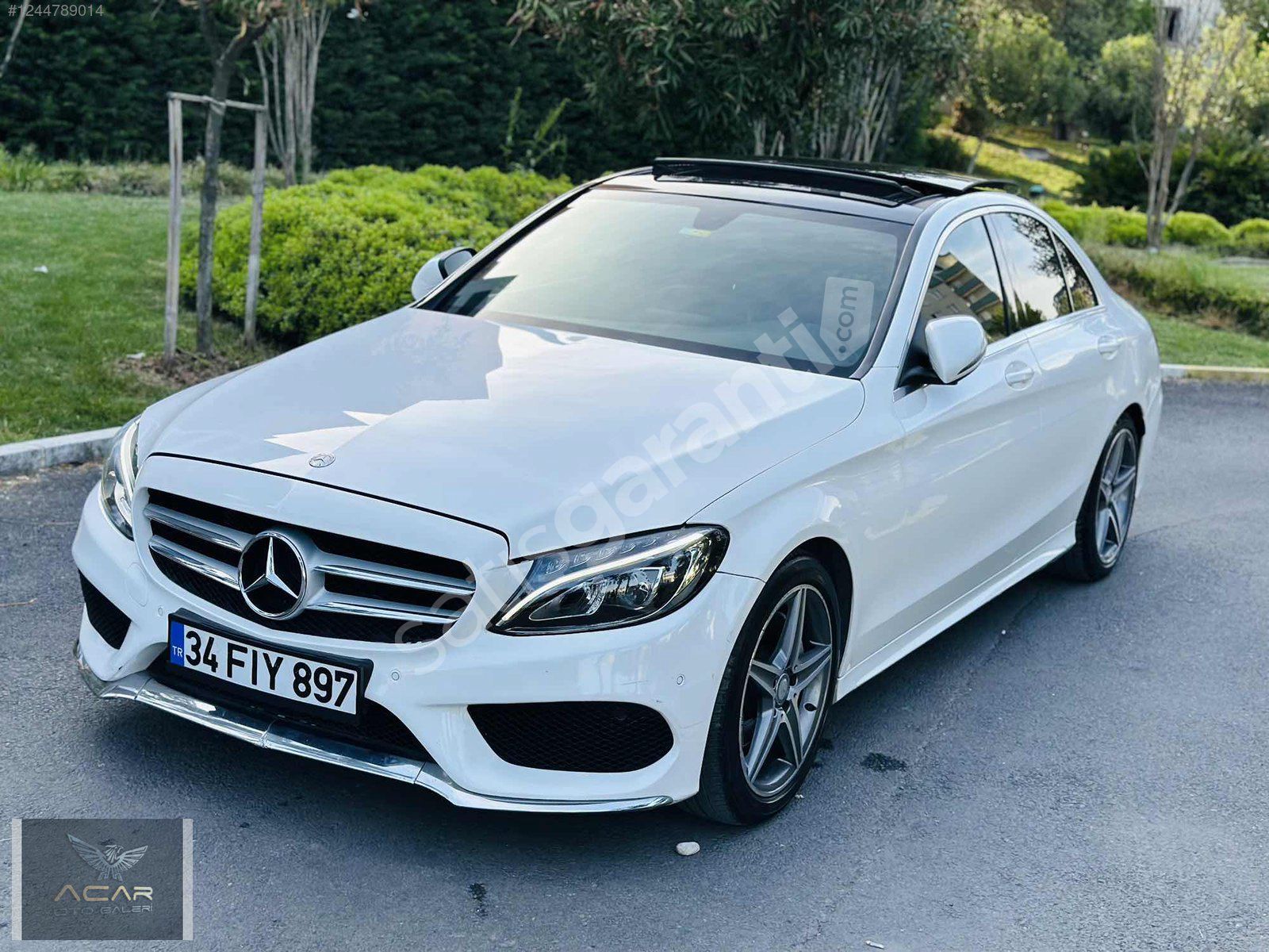 2015 C180 ORJİNAL AMG CAM TAVAN MASRAFSIZ 1 BOYA HARİCİ HATASIZ