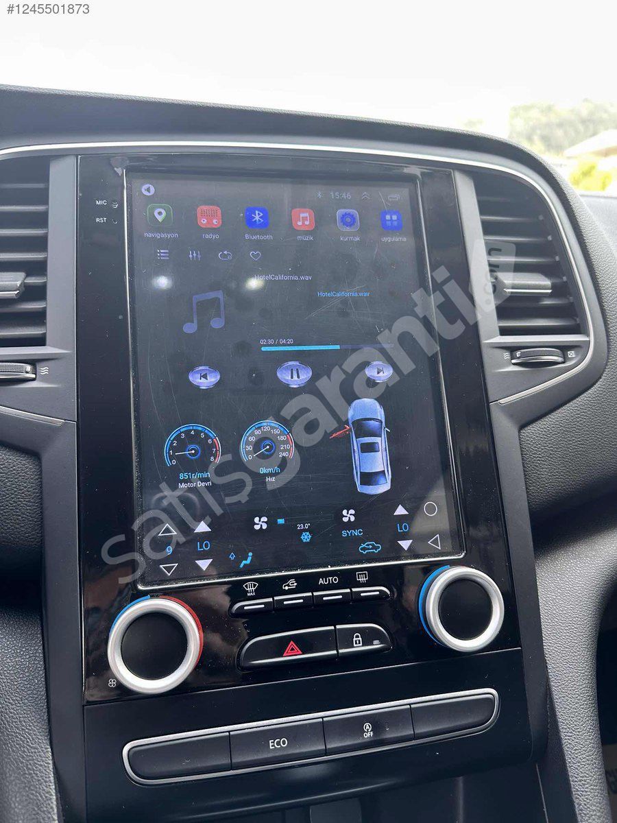 Hatasız boyasız Tesla ekranını