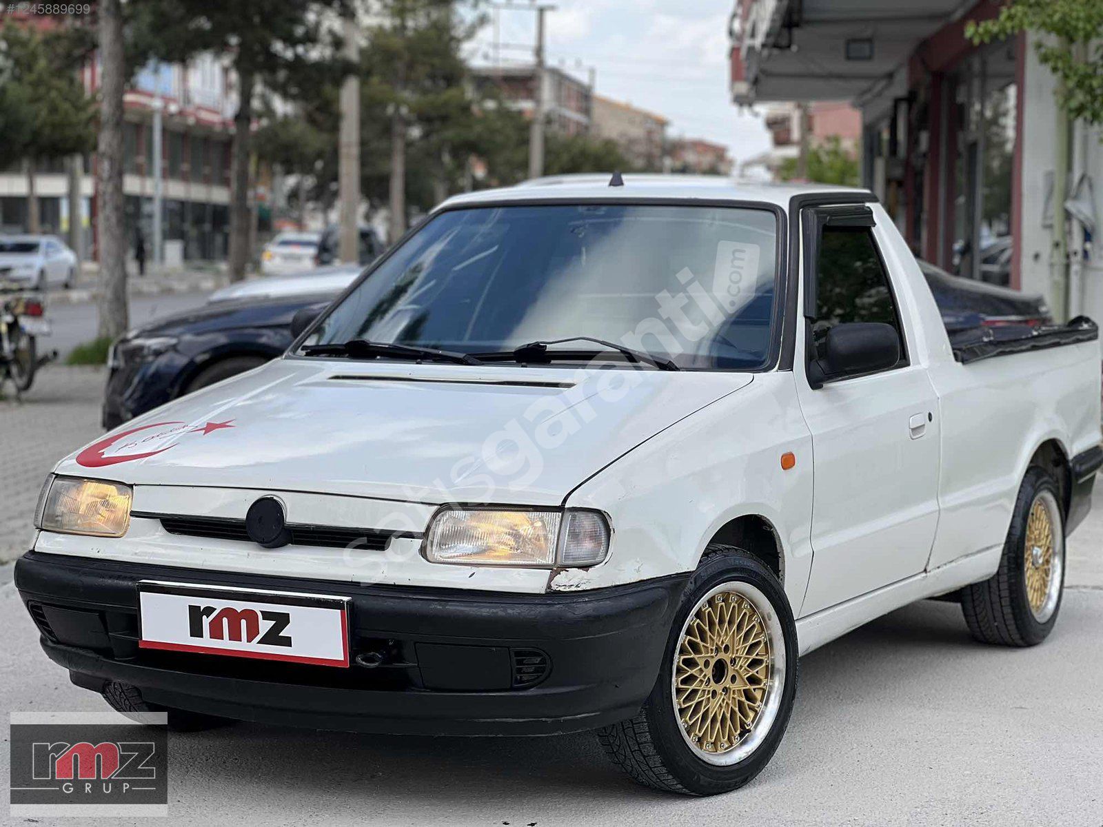 RMZ'DEN 1997 SKODA FELİCİA 1.3 PICK-UP BEYAZ ÇELİK JANTLI