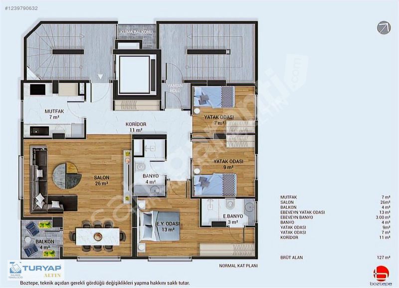 MEDİCANA KADIKÖY KARŞI SOKAĞI SATILIK 3+1 DAİRE