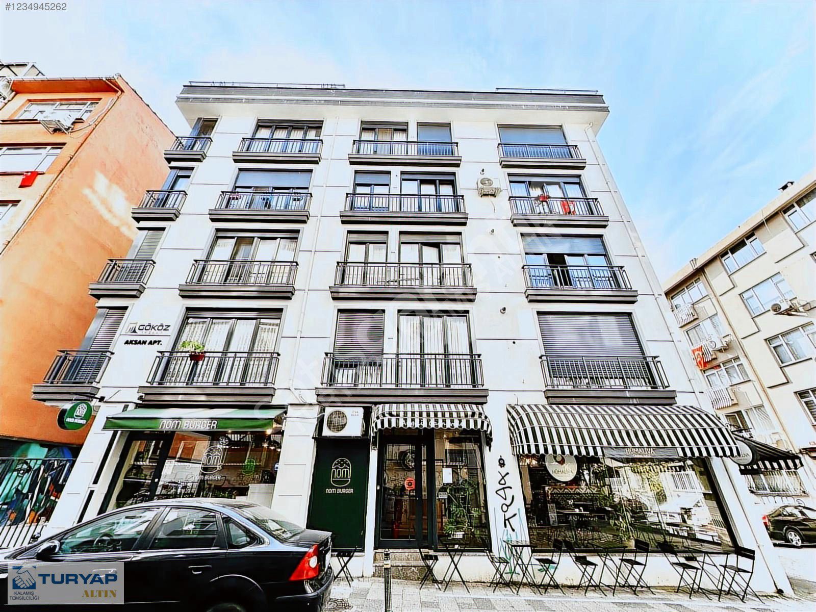 Moda alçak katlı yeni binada kiralık ofis/mağaza/işyeri