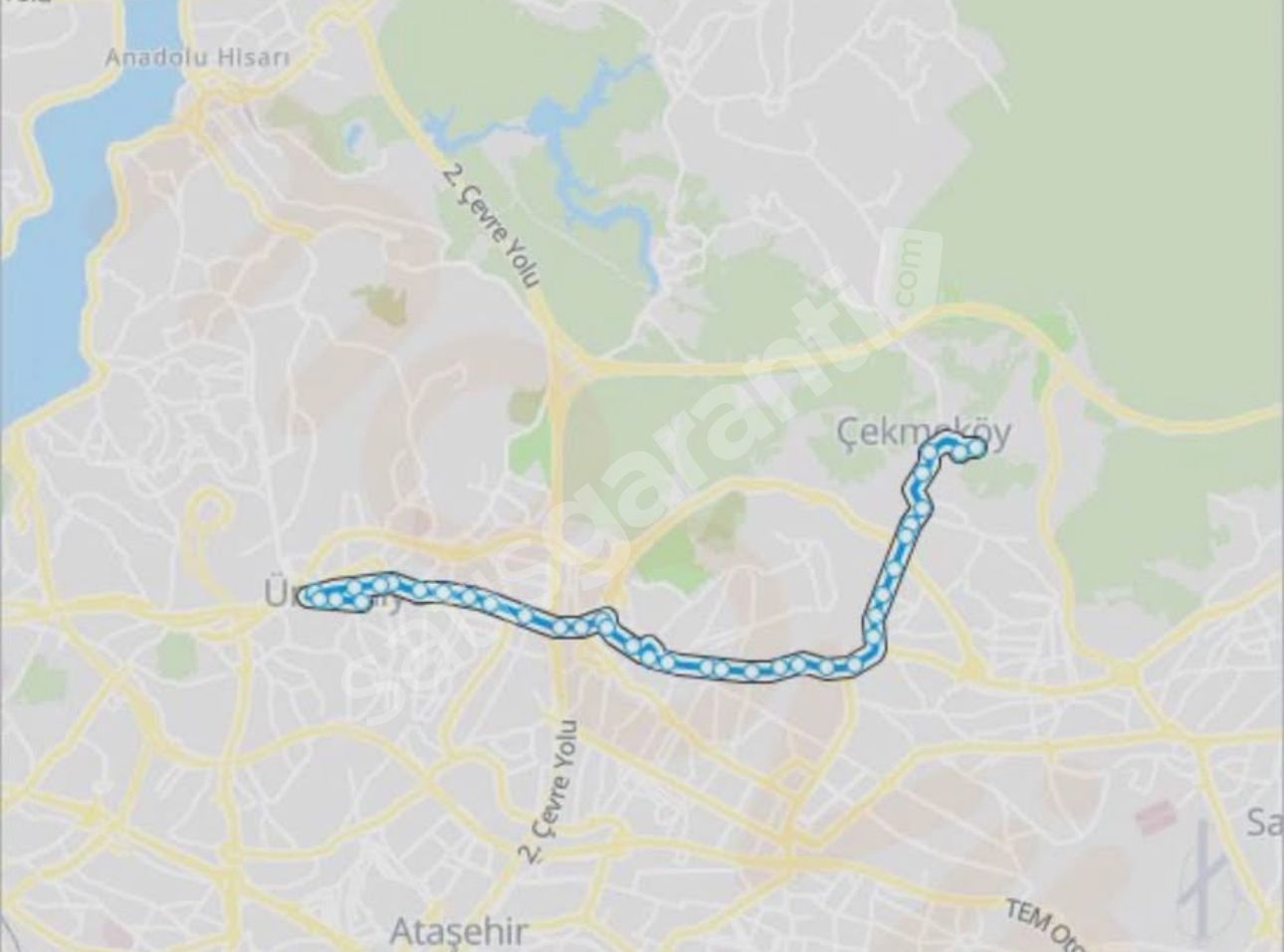 Ümraniye çekmeköy hattı 
