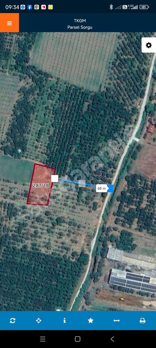 Kemalpaşa Örende 1234 M2 Satılık Müstakil Bahçe