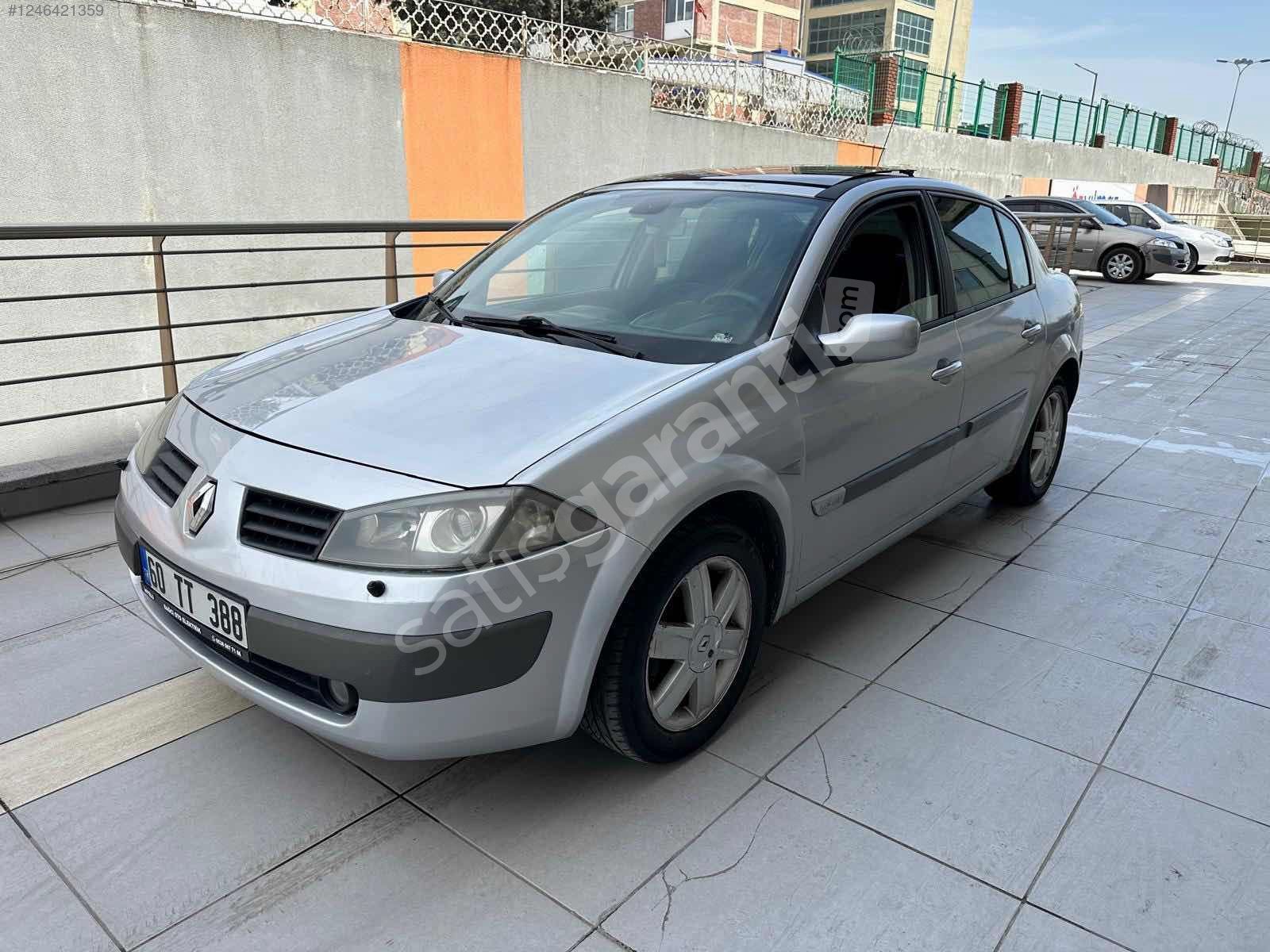 FK OTOMOTİV DEN TEMİZ MEGANE 2 SUNROFLU