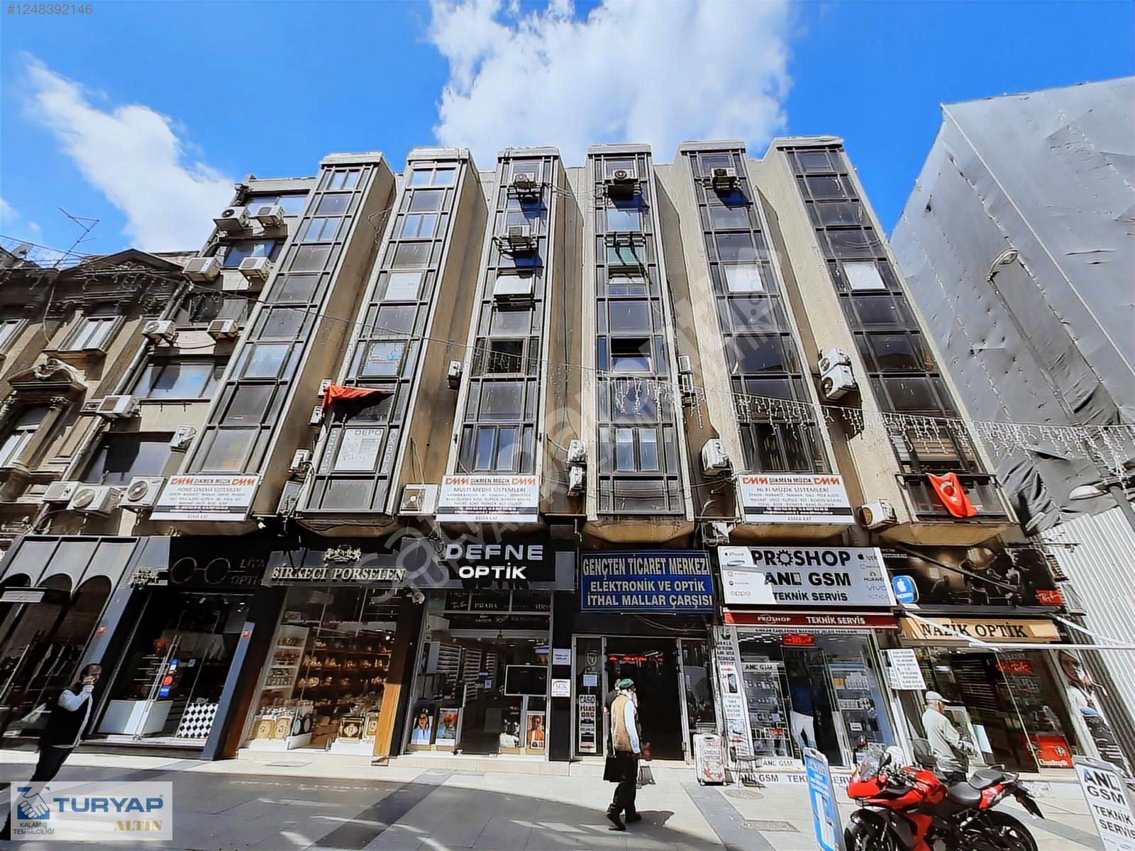 eminönü sirkeci iş merkezinde geniş kiralık ofis