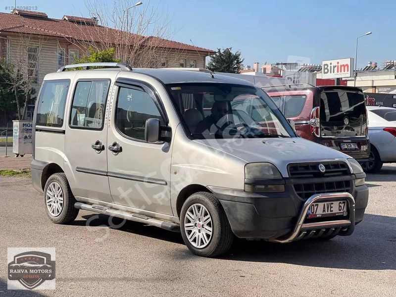 RAHVA MOTORS HATASIZ FİAT DOBLO ÇİFT SÜRGÜ İÇİ KLIMALI