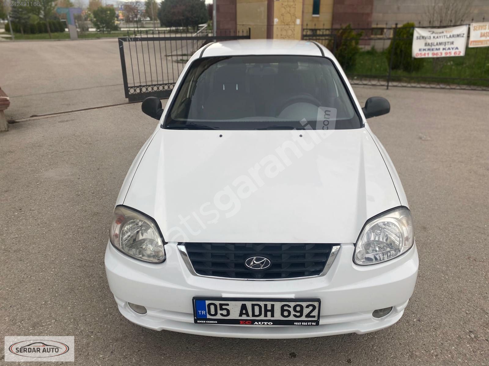 2005 HYUNDAİ ACCENT 1.5 CRDİ 233000 KM DE KLİMA,BEYAZ RENK