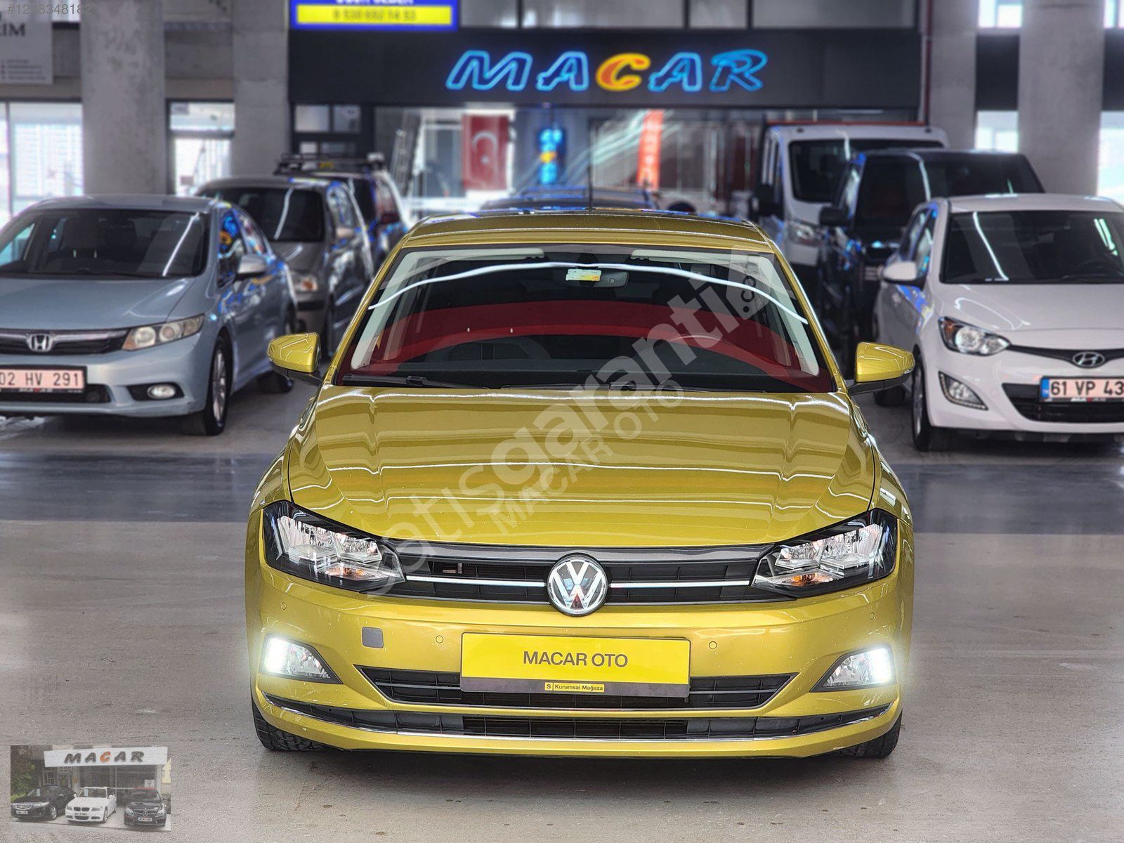 MACAR'DAN 2018 VW POLO 1.0 TSI HIGLINE DSG OTOMATİK İLK EL