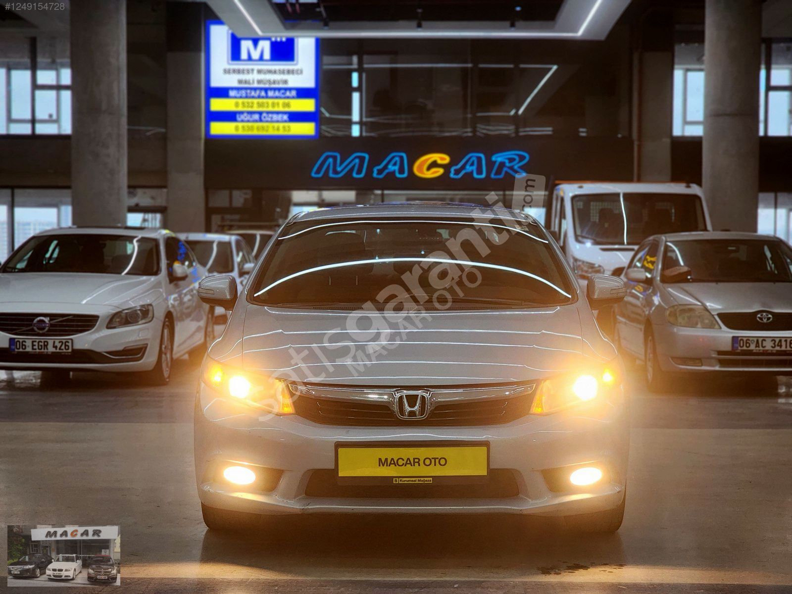 MACAR'DAN 2012 HONDA CIVIC SEDAN 1.6 i-VTEC PREMIUM BENZİN & LPG