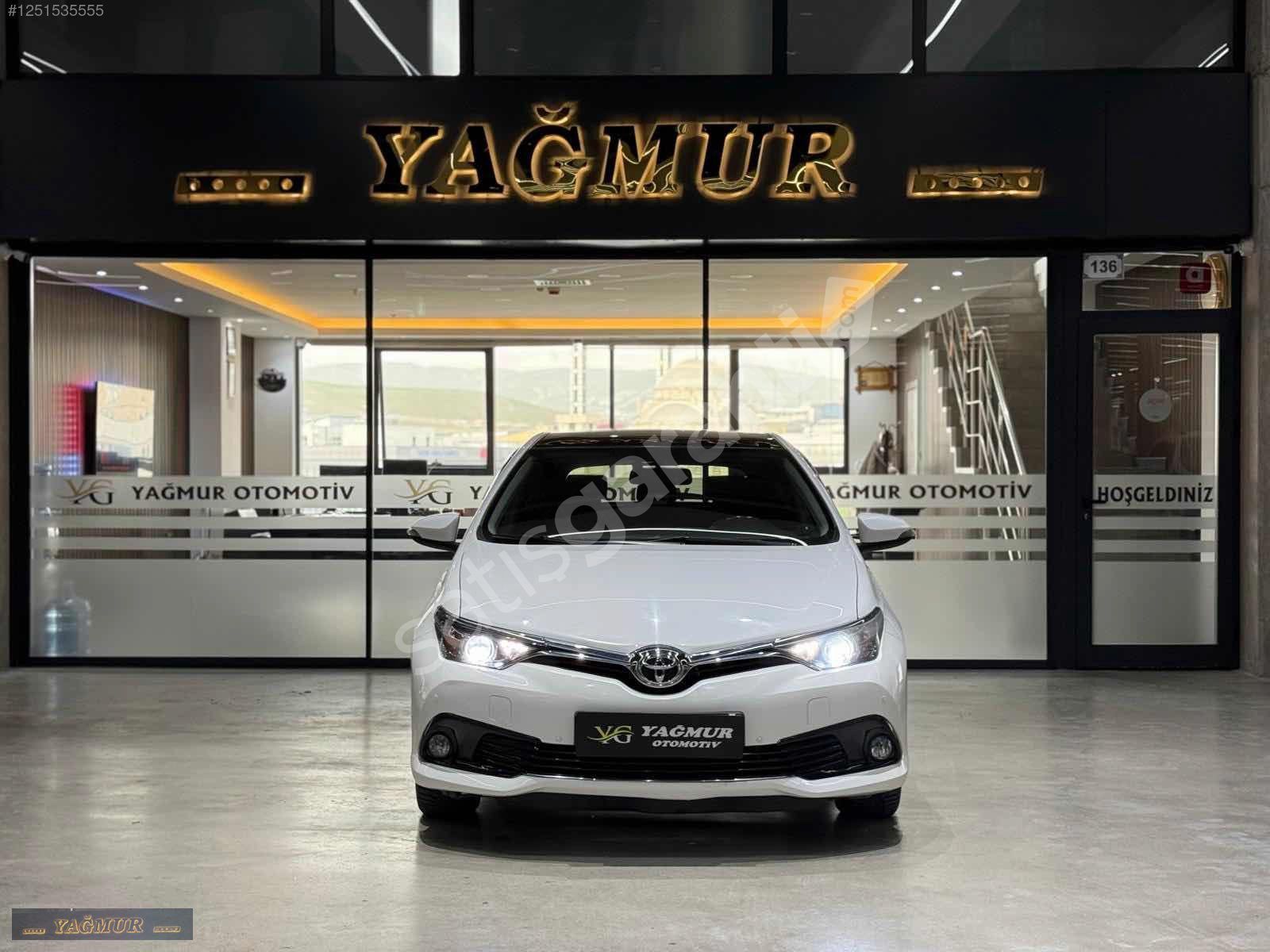 2016 AURİS 1.6 ADVANCE SKYPACK 96.000 KM OTO.VİTES CAM.TAV ANH.Ç