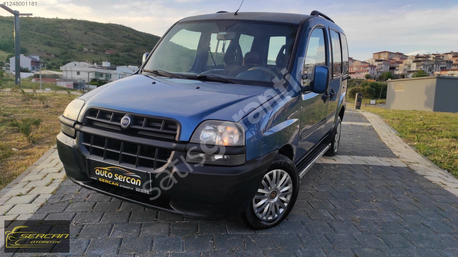 2002 FIAT DOBLO 1.9D SX AC OTOMOBİL RUHSATLI-KLİMALI-YENİ FENNİ
