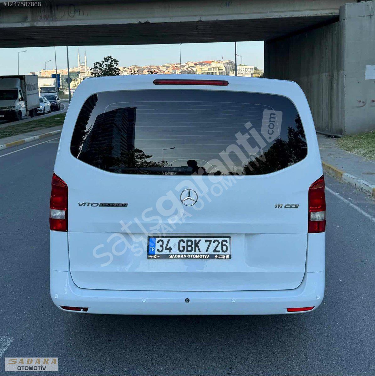 Vito Mercedes 111 BlueTec boyasız hasarsız