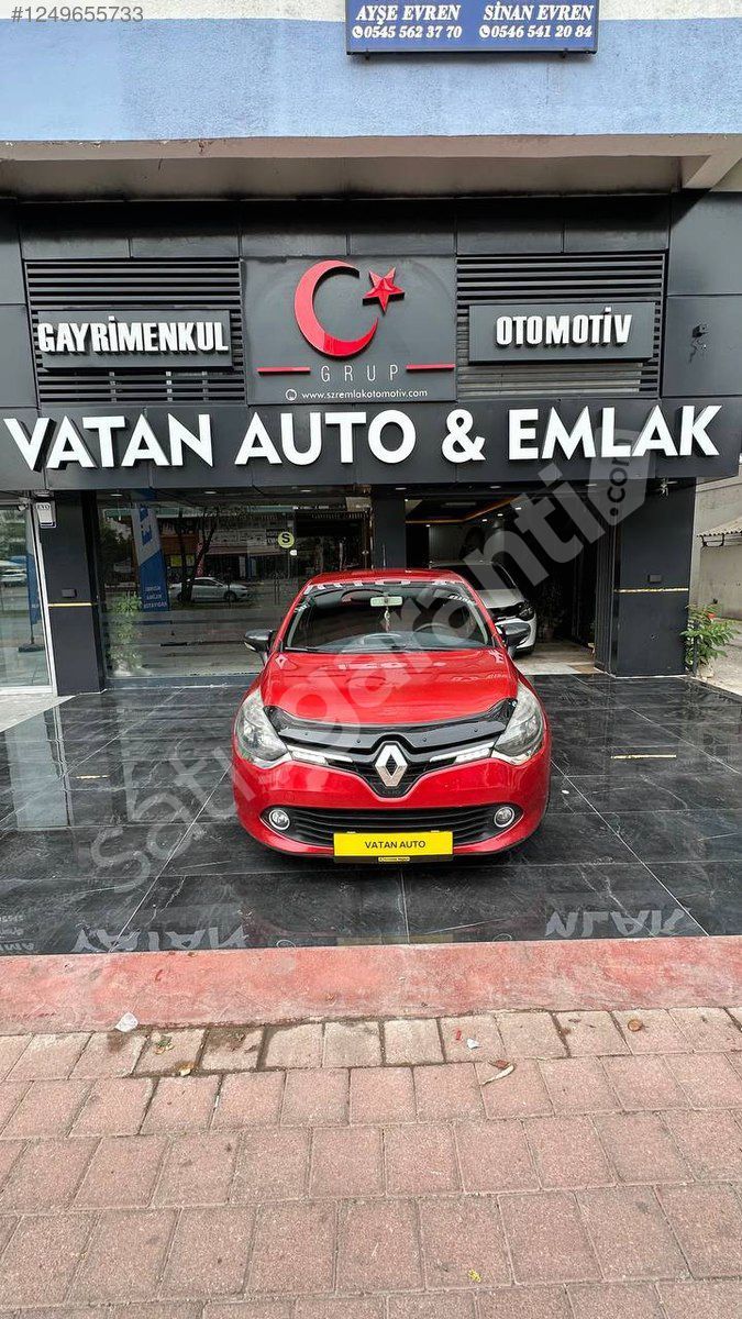 VATAN AUTO'DAN ATEŞ KIRMIZI CLİO UYGUN FİYAT