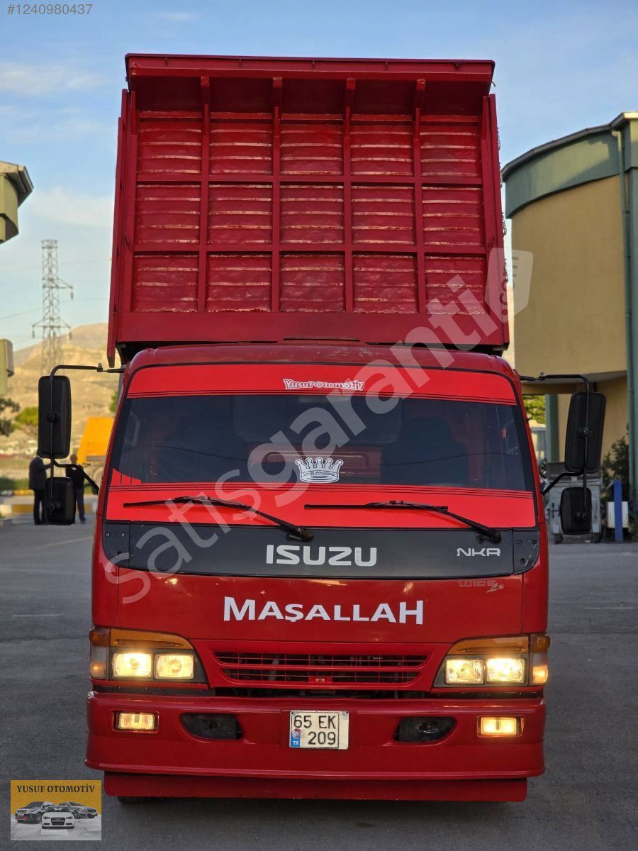 ISUZU NKR WİDE LÜX 2000 MODEL//ÇİFT İLAVELİ DAMPERLİ