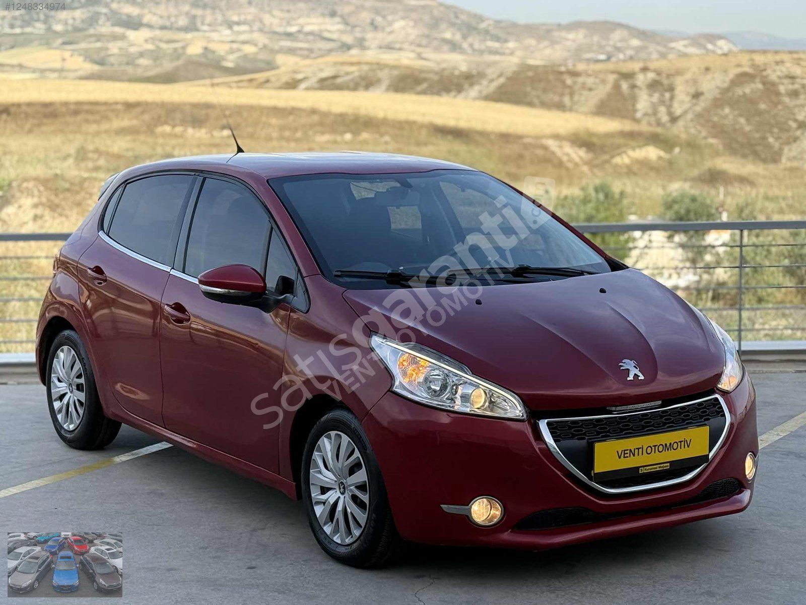 2015 PEGEOUT 208, OTOMATİK VİTES, 155.000 KM, K.AYNA, KIRMIZI