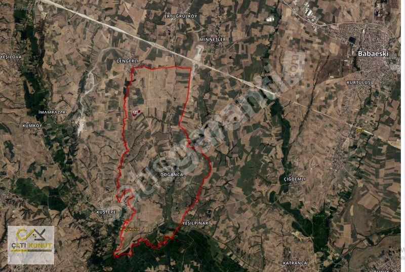 KIRKLARELİ'NDE ELDEN SENET İMKANI İLE 221m2 TARLA